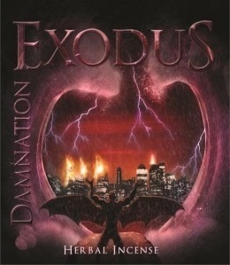 Exodus damnation herbal incense 3g premium aromatic blend packaging