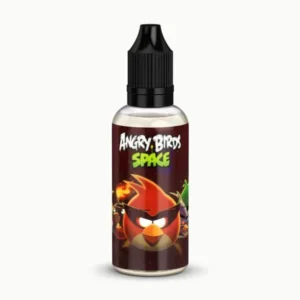 Bottle of angry birds liquid incense with colorful packaging