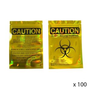 Caution Herbal Incense 10g package - premium aromatic blend