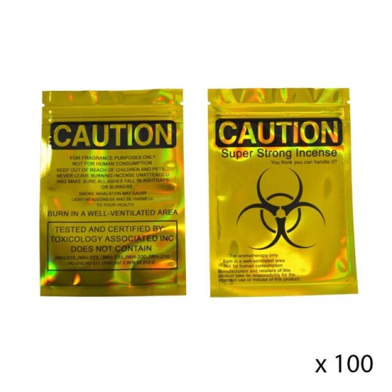 caution-super-strong Caution Herbal Incense 10g package - premium aromatic blend